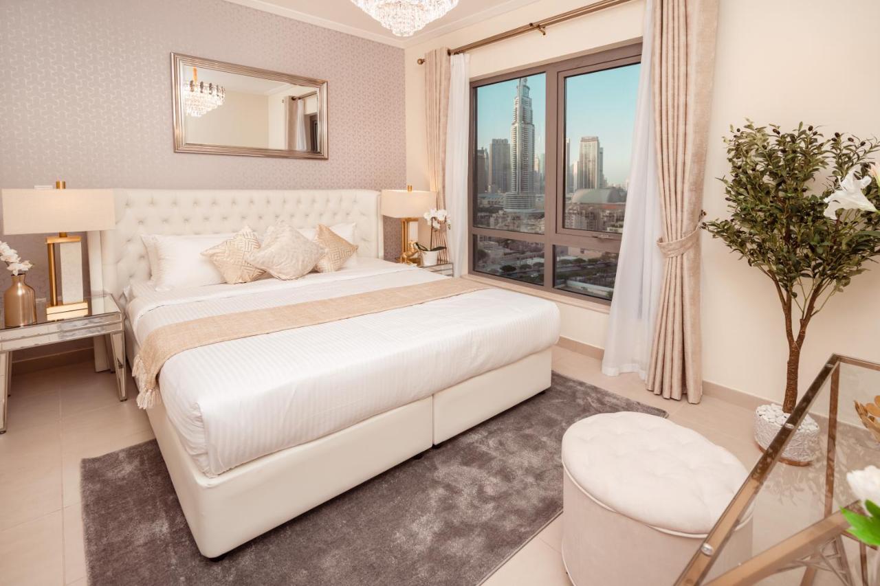 Elite Royal Apartment - Panoramic Full Burj Khalifa, Fountain & Skyline View - Baron Dubai Buitenkant foto