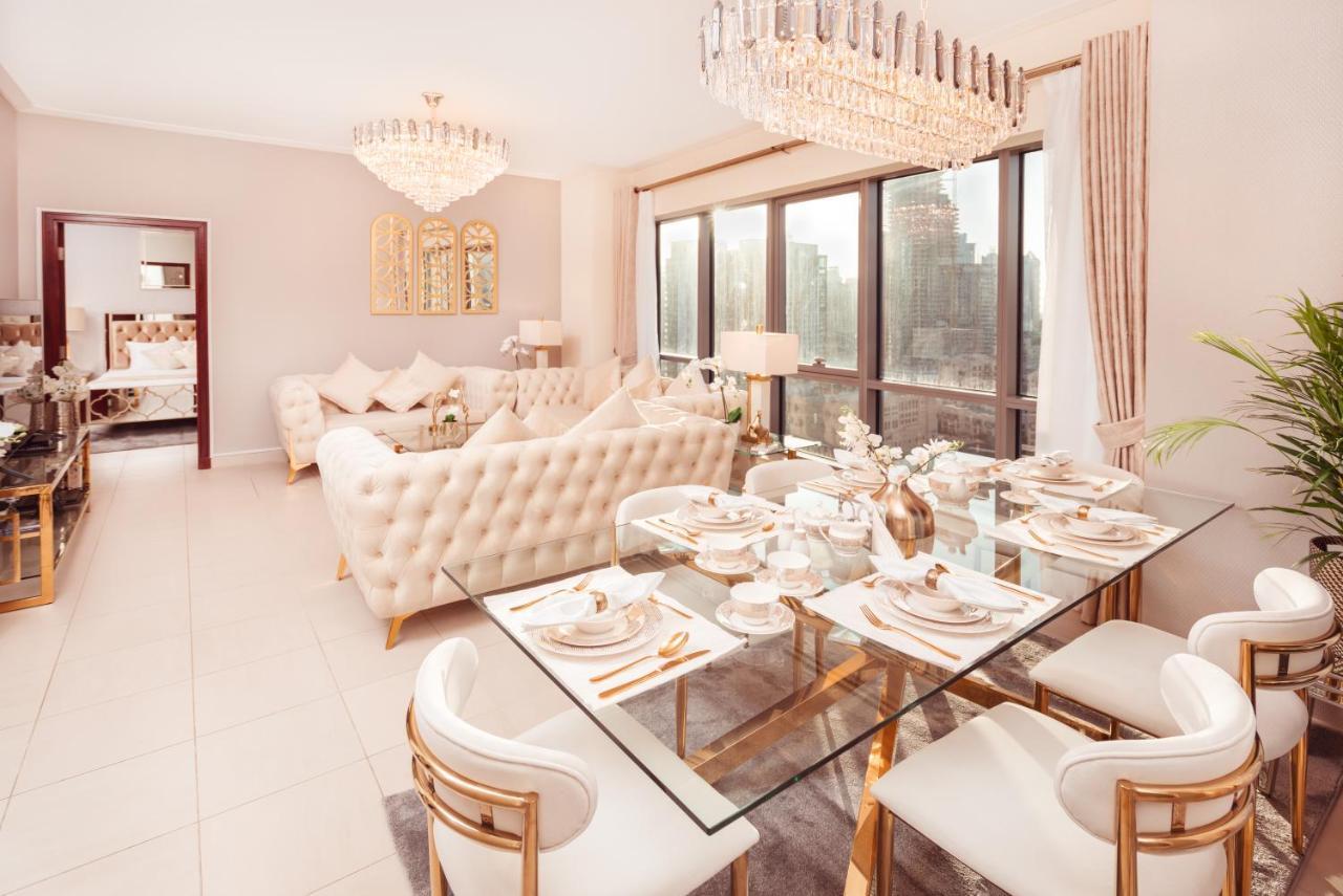 Elite Royal Apartment - Panoramic Full Burj Khalifa, Fountain & Skyline View - Baron Dubai Buitenkant foto