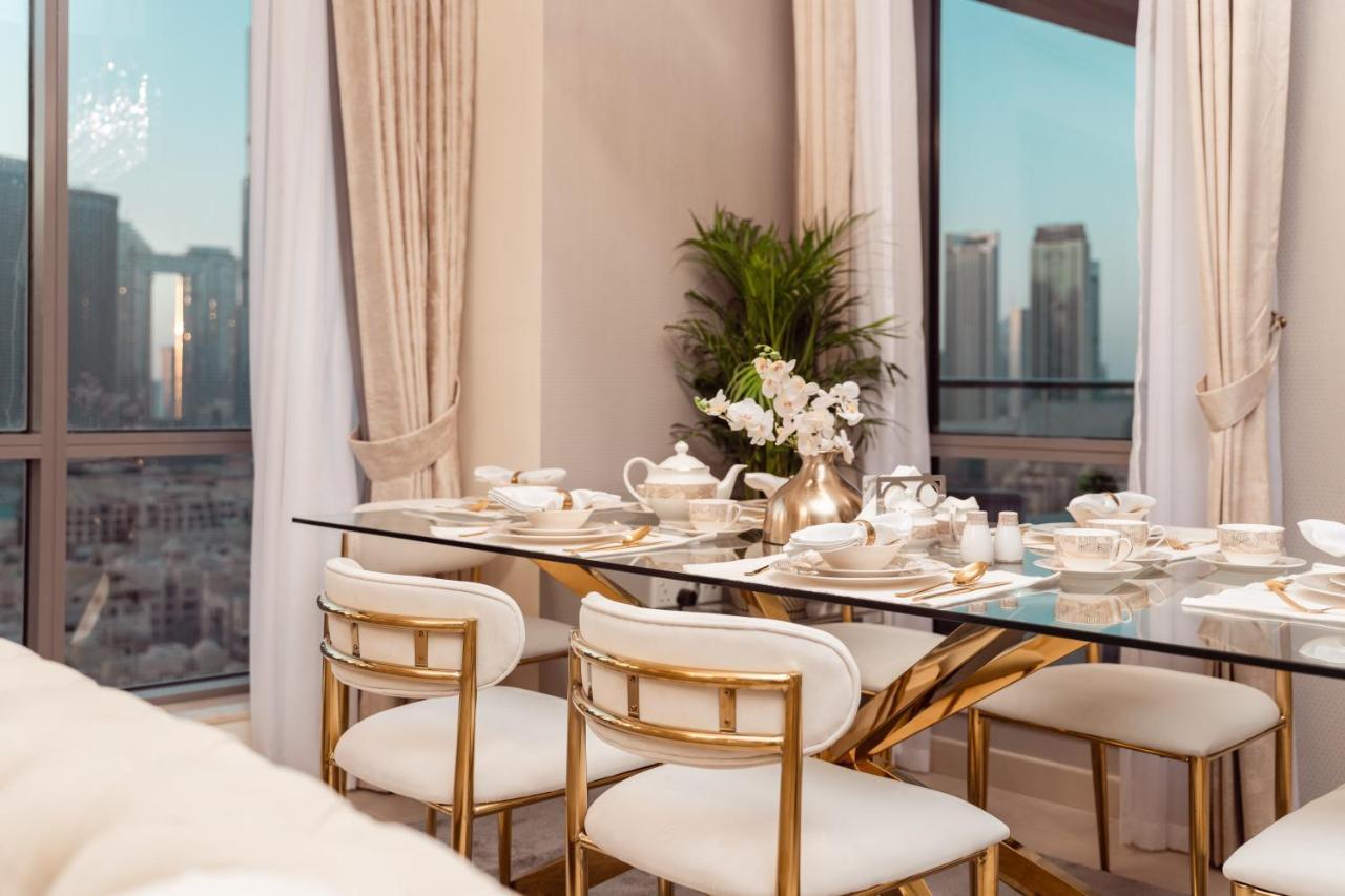 Elite Royal Apartment - Panoramic Full Burj Khalifa, Fountain & Skyline View - Baron Dubai Buitenkant foto