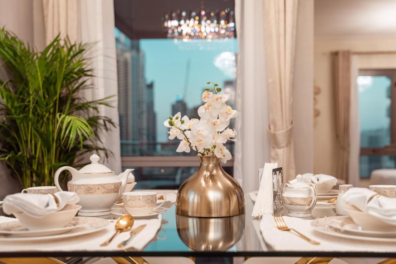 Elite Royal Apartment - Panoramic Full Burj Khalifa, Fountain & Skyline View - Baron Dubai Buitenkant foto