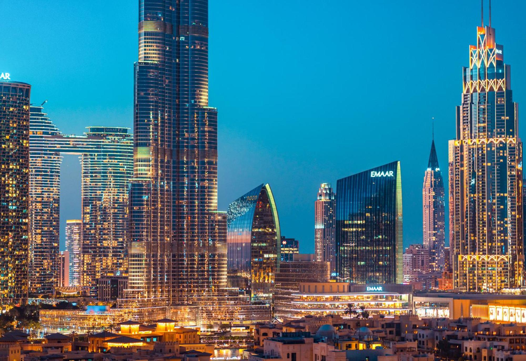 Elite Royal Apartment - Panoramic Full Burj Khalifa, Fountain & Skyline View - Baron Dubai Buitenkant foto